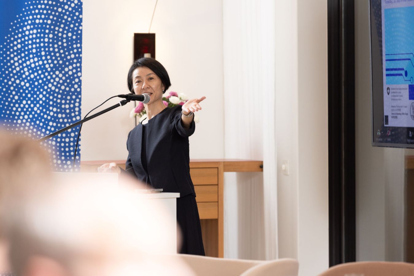 Ms. Kyoko Marumo Suzuki, Head Science & Technology Office Tokyo, Embassy of Switzerland in Japan.